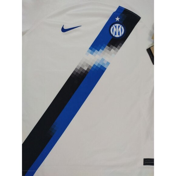 Nike Inter Milan Womens Slim Fit White Soccer Jersey Size M Polyester, NWT. - Picture 6 of 8